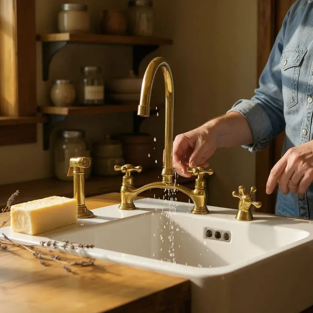 Antique Brass Faucets